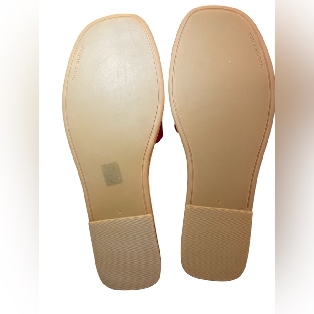 Tory Burch Patent Leather Sport Slides New-No Box, Size 13 - Picture 4 of 6